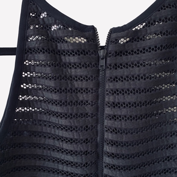 PARKER CONNER BLACK SLEEVELESS SHEATH DRESS BLACK EVENING DRESS - Picture 12 of 16